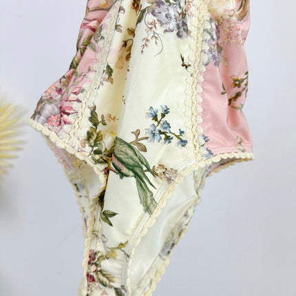 ZIMMERMANN BIKINI WITH PLUNGING NECKLINE 270509