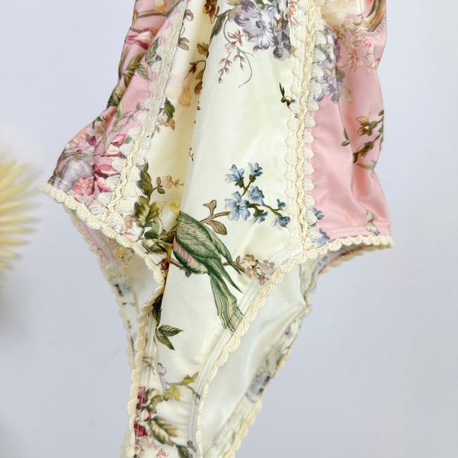 ZIMMERMANN BIKINI WITH PLUNGING NECKLINE 270509