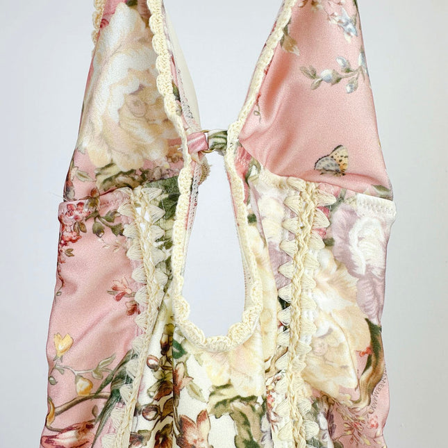 ZIMMERMANN BIKINI WITH PLUNGING NECKLINE 270509