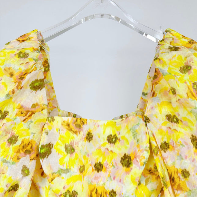 BACKLESS MIDI DRESS 25S IN LINEN 266369