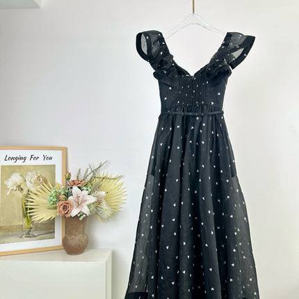 ZIMMERMANN HEART-PRINT KNEE-LENGTH DRESS 270167