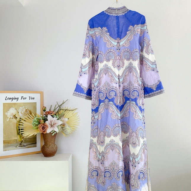 DEEP V-NECK DRESS WITH SIDE SLIT 266467