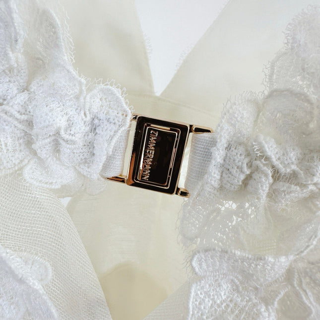 ZIMMERMANN LACE LAYERED MINI DRESS 270381