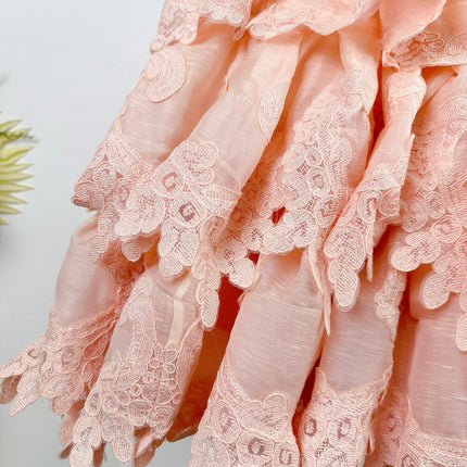 ZIMMERMANN LACE LAYERED MINI DRESS 270382