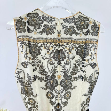ZIMMERMANN PRINTED SLEEVELESS DRESS 270183