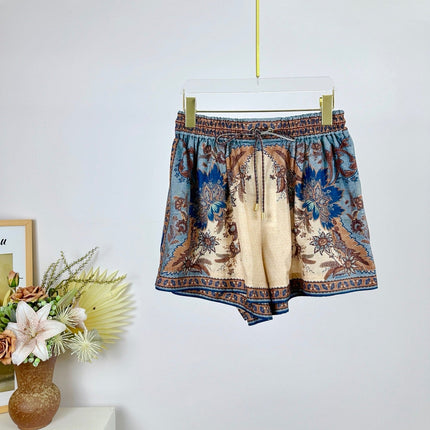 ELASTIC WAIST SILK SHORTS 25S IN HABUTAI SILK 266324