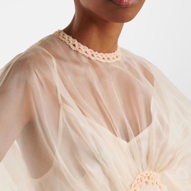 ZIMMERMANN LONG-SLEEVE PUFF-SLEEVE DRESS 270474