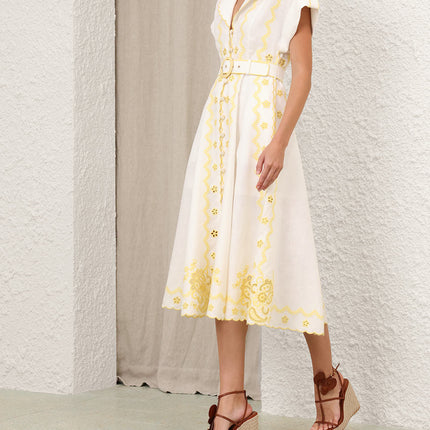 ZIMMERMANN MIDI DRESS 270260