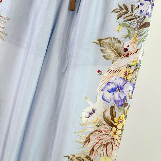 ZIMMERMANN WIDE-LEG PANTS WITH WAIST TIE 270125