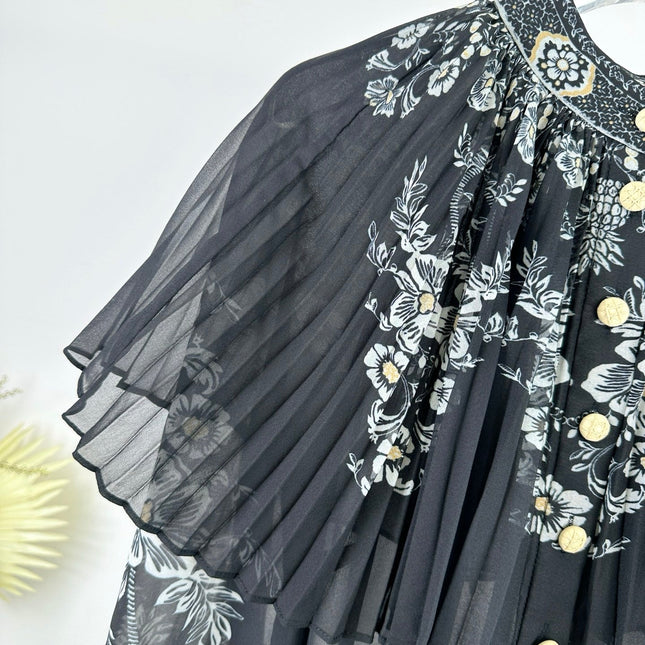 ZIMMERMANN PLEATED SHIRT 270195