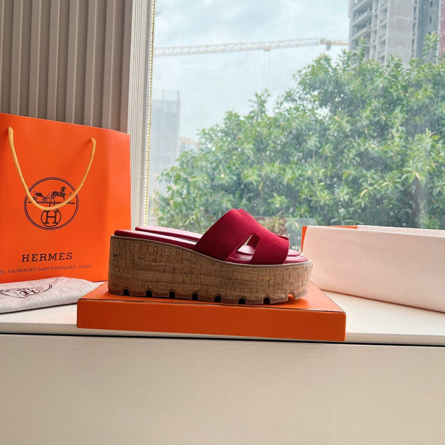 EZE 65 SANDAL CHERRY SUEDE