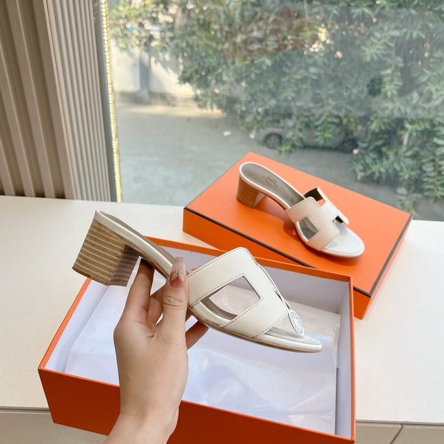 0ASIS SANDAL IN WHITE CALFSKIN