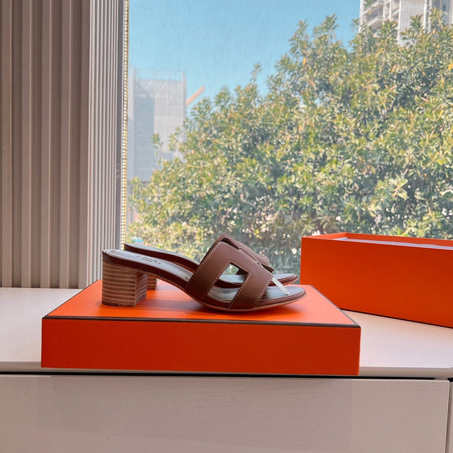 0ASIS SANDAL IN CHOCOLATE BROWN CALFSKIN