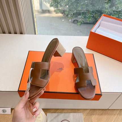 0ASIS SANDAL IN CHOCOLATE BROWN CALFSKIN