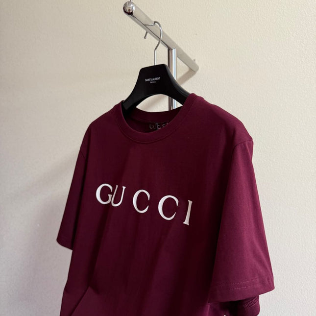 Gucci T-shirt Red Cotton