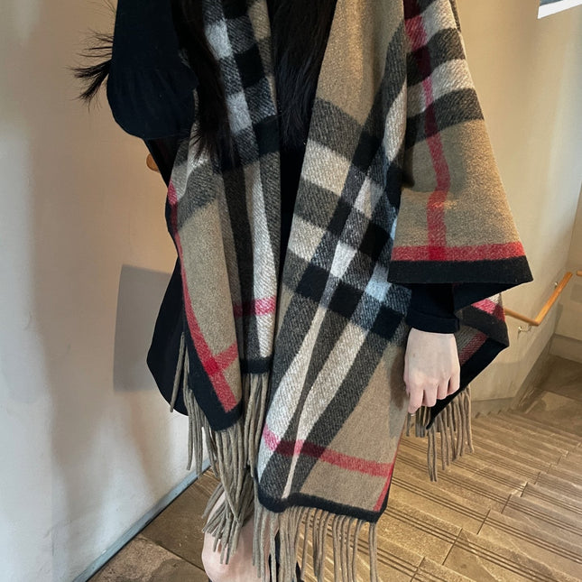 BURBERRY 25S PLAID KNIT JACKET 0030