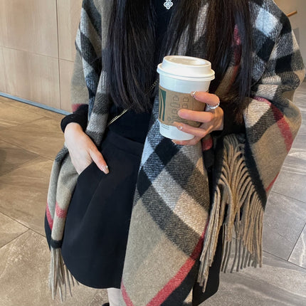 BURBERRY 25S PLAID KNIT JACKET 0030