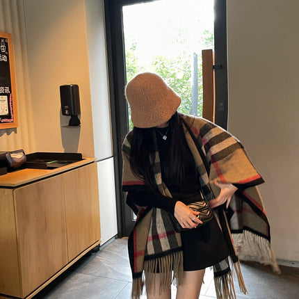 BURBERRY 25S PLAID KNIT JACKET 0030