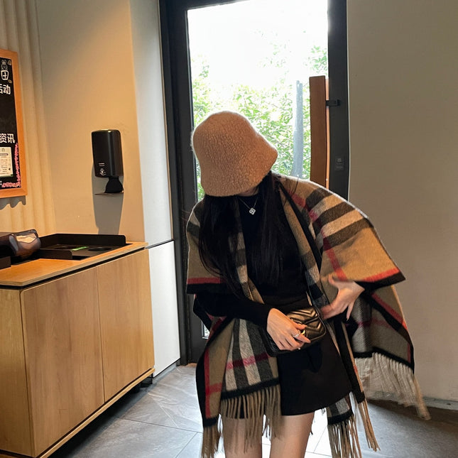 BURBERRY 25S PLAID KNIT JACKET 0030