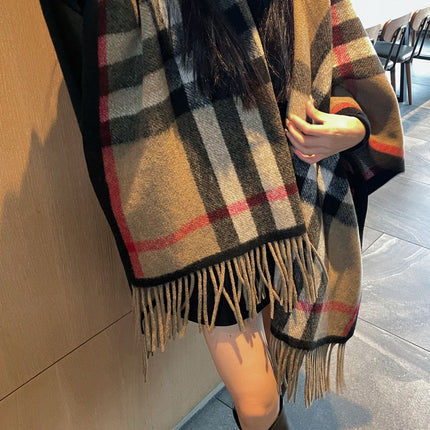 BURBERRY 25S PLAID KNIT JACKET 0030