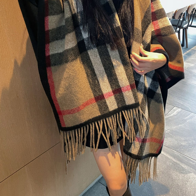 BURBERRY 25S PLAID KNIT JACKET 0030