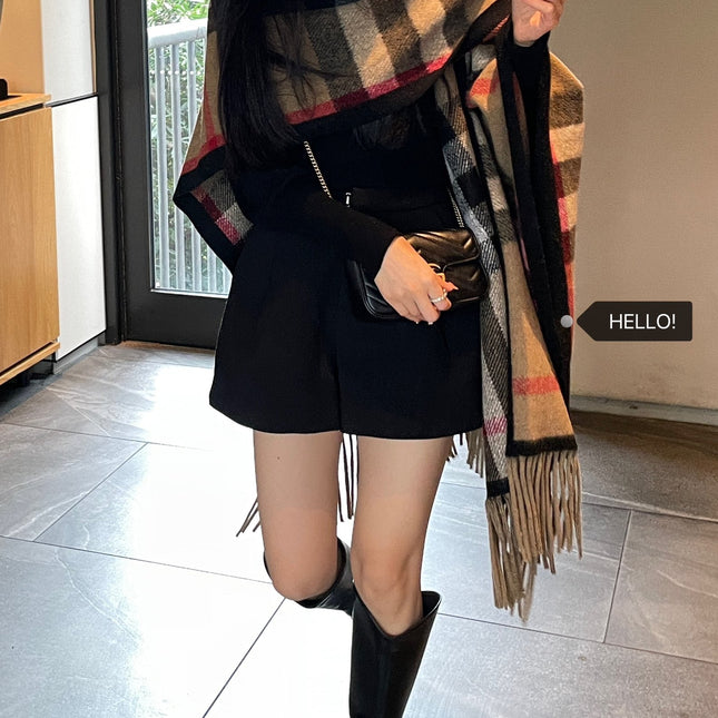 BURBERRY 25S PLAID KNIT JACKET 0030