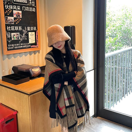 BURBERRY 25S PLAID KNIT JACKET 0030