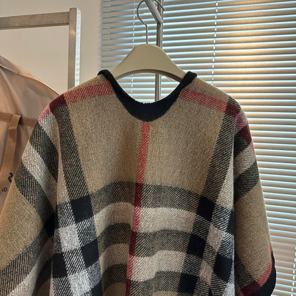 BURBERRY 25S PLAID KNIT JACKET 0030