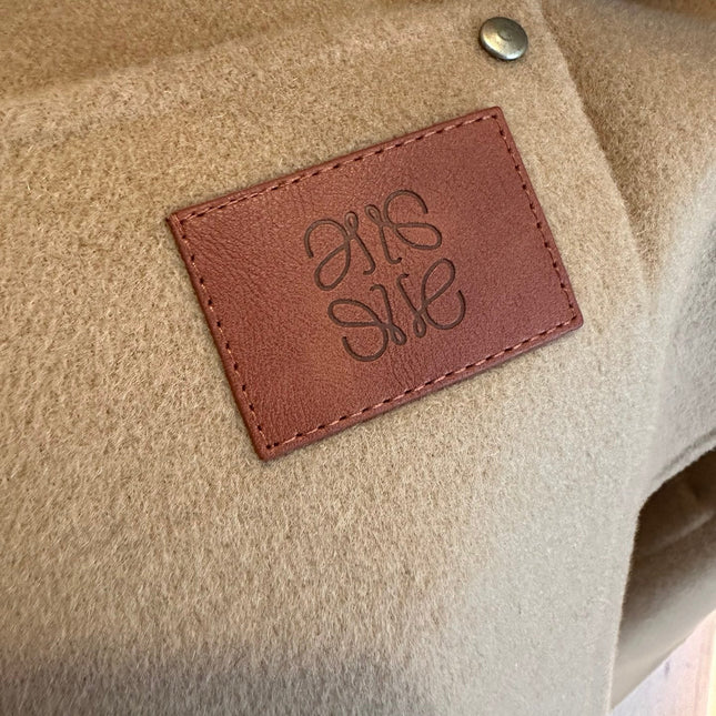 Loewe Coat Khaki Brown Cashmere