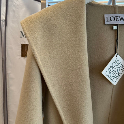 Loewe Coat Beige Cashmere