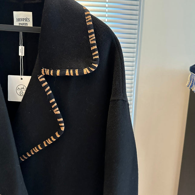 HERMES 25S DESIGNER CASHMERE COAT 180