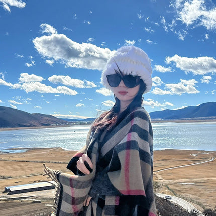 BURBERRY 25S PLAID KNIT JACKET 0030