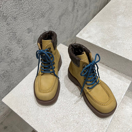 HADDOCK LACE-UP ANKLE BOOT IN CIDER BROWN SUEDE