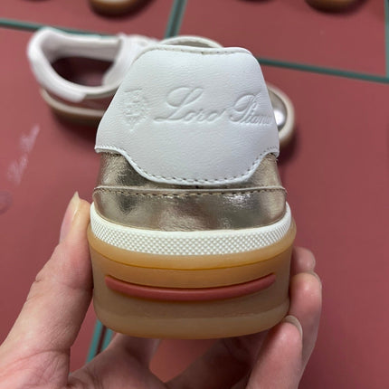 LP TENNIS WALK SNEAKERS SILVER CALFSKIN