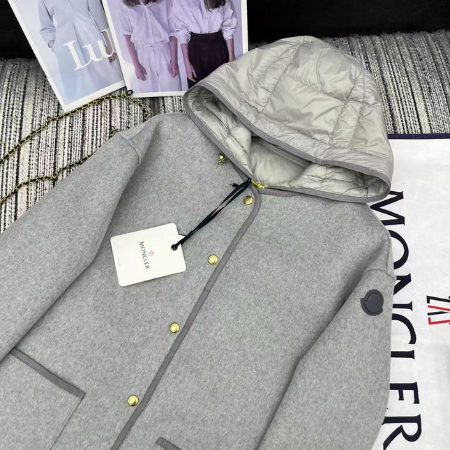 MONCLER 25S REVERSIBLE KNIT JACKET WITH A ROUND NECK 191