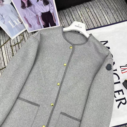 MONCLER 25S REVERSIBLE KNIT JACKET WITH A ROUND NECK 191