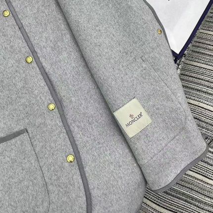 MONCLER 25S REVERSIBLE KNIT JACKET WITH A ROUND NECK 191