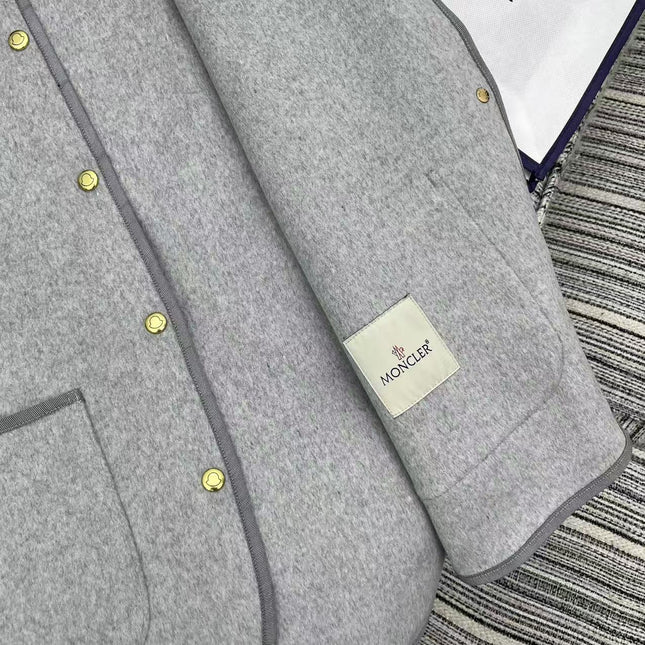 MONCLER 25S REVERSIBLE KNIT JACKET WITH A ROUND NECK 191