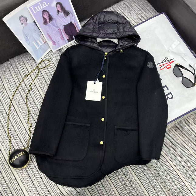 MONCLER 25S REVERSIBLE KNIT JACKET WITH A ROUND NECK 190