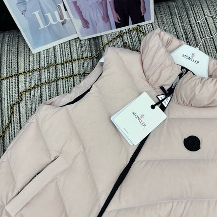 MONCLER 25S SLEEVELESS STAND-COLLAR JACKET 226