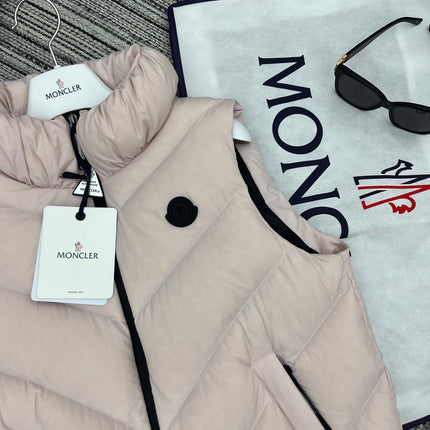 MONCLER 25S SLEEVELESS STAND-COLLAR JACKET 226