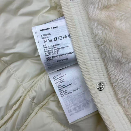 MONCLER 25S TEDDY FLEECE ROUND-NECK JACKET 193