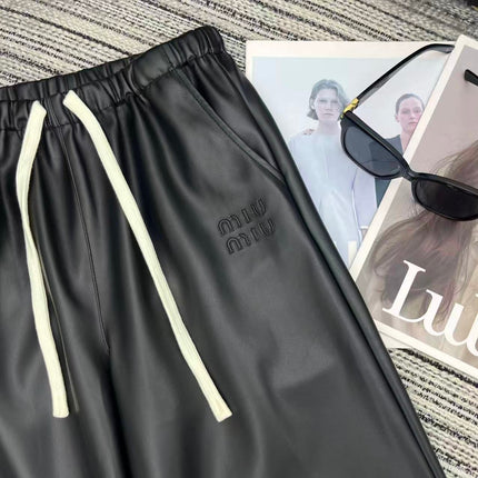 MIUMIU LEATHER PANTS STYLE 500