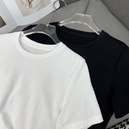 FITTED POLO SHIRT WITH PLEATED WAIST 255707