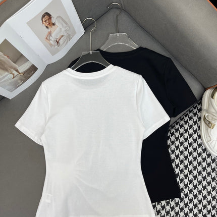 FITTED POLO SHIRT WITH PLEATED WAIST 255707