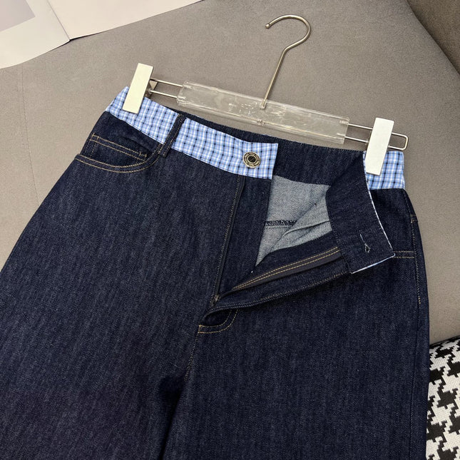 SET SLEEVELESS TOP AND DENIM PANTS 263282