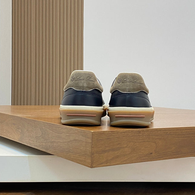 LP 360 TENNIS WALK SNEAKERS BLACK MESH CALFSKIN