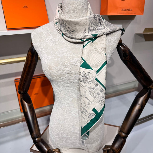 HERMES 25S SCARF 90 IN SILK 706581