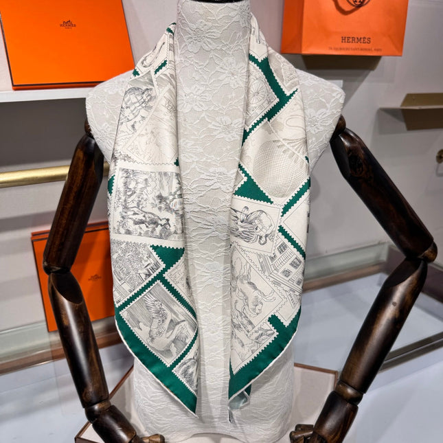 HERMES 25S SCARF 90 IN SILK 706581