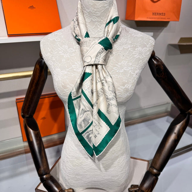 HERMES 25S SCARF 90 IN SILK 706581